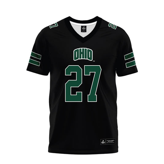Ohio - NCAA Football : Jack Fries - Black Premium Football Jersey
