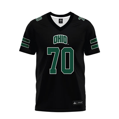 Ohio - NCAA Football : JJ Johnson - Black Premium Football Jersey-0