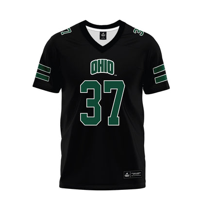 Ohio - NCAA Football : Blake Guffey - Black Premium Football Jersey