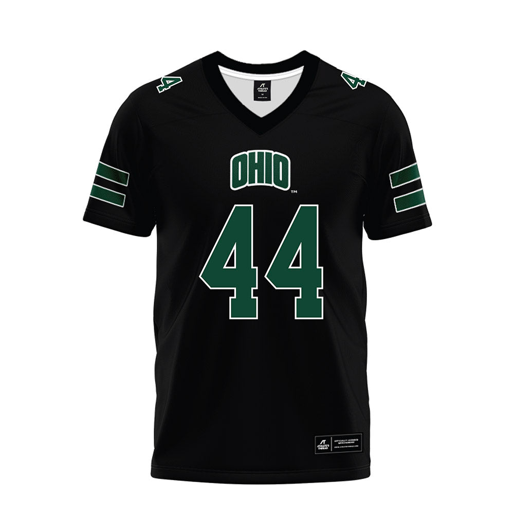 Ohio - NCAA Football : Aiden Lowery - Black Premium Football Jersey-0