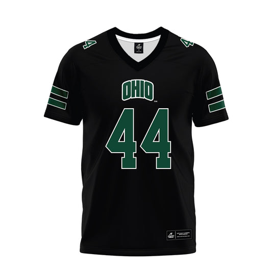 Ohio - NCAA Football : Nehemiah Dukes - Black Premium Football Jersey-0