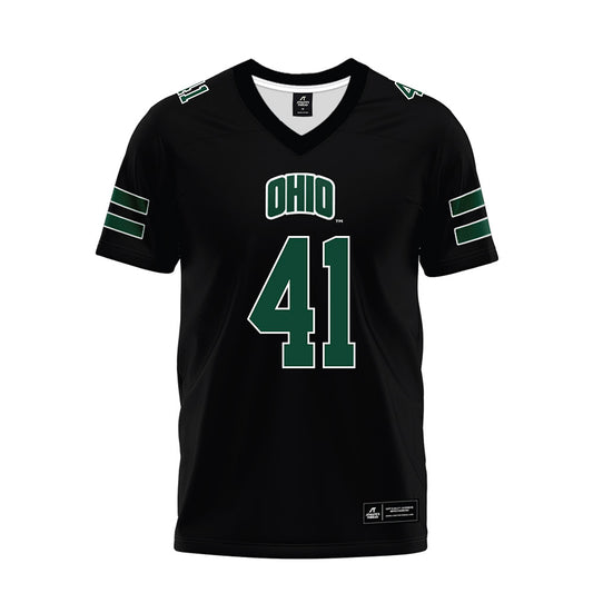 Ohio - NCAA Football : Keishaun Calhoun - Black Premium Football Jersey-0