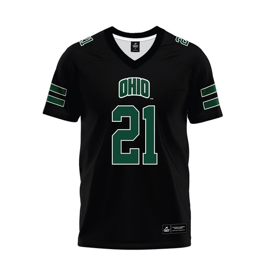 Ohio - NCAA Football : Donovan Walker - Black Premium Football Jersey