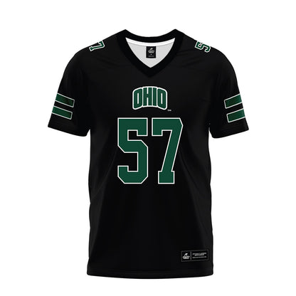 Ohio - NCAA Football : Carson Heidecker - Black Premium Football Jersey