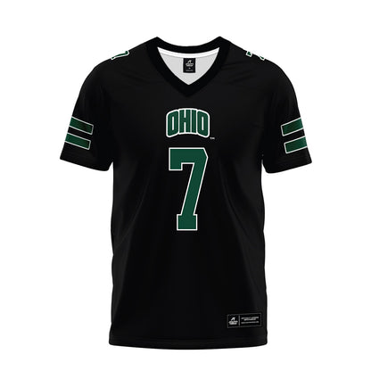 Ohio - NCAA Football : Chase Hendricks - Black Premium Football Jersey