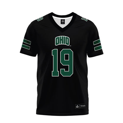 Ohio - NCAA Football : Dominic Dorwart - Black Premium Football Jersey