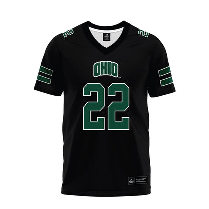 Ohio - NCAA Football : Jalen Thomeson - Black Premium Football Jersey