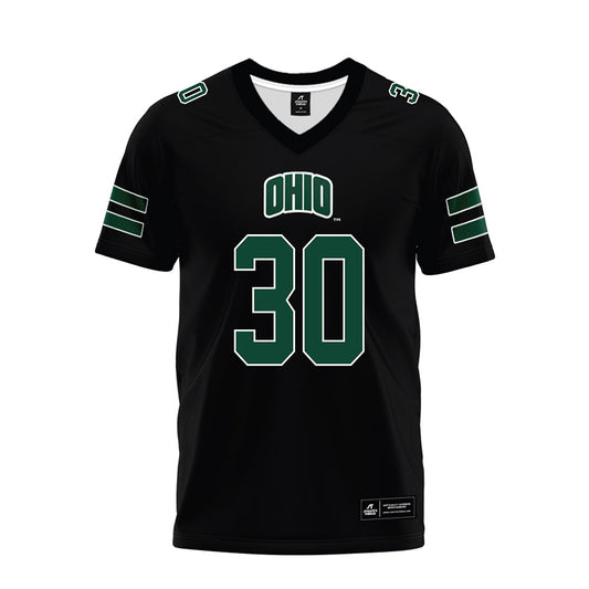 Ohio - NCAA Football : Charlie Christopher - Black Premium Football Jersey-0