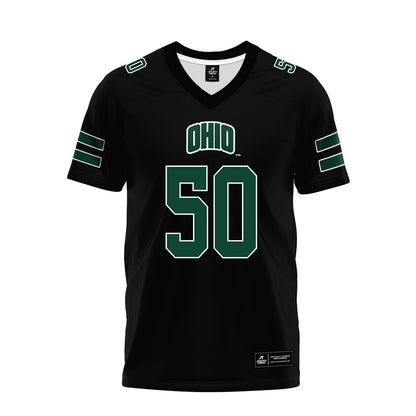 Ohio - NCAA Football : Owen DiFranco - Black Premium Football Jersey