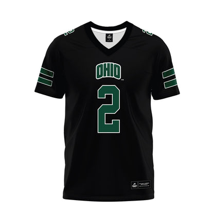 Ohio - NCAA Football : Anthony Tyus III - Black Premium Football Jersey