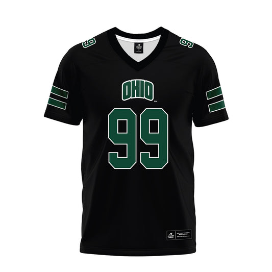 Ohio - NCAA Football : Ty Neubert - Black Premium Football Jersey-0
