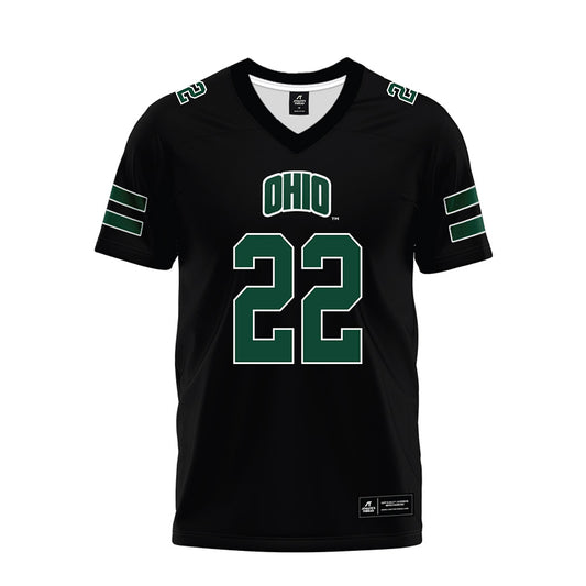 Ohio - NCAA Football : Michael Taylor - Black Premium Football Jersey-0