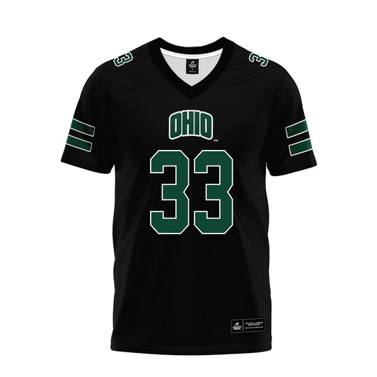 Ohio - NCAA Football : Brady Sestili - Black Premium Football Jersey