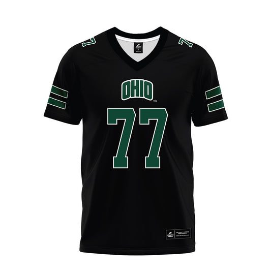 Ohio - NCAA Football : Ibrahim Kebe - Black Premium Football Jersey-0