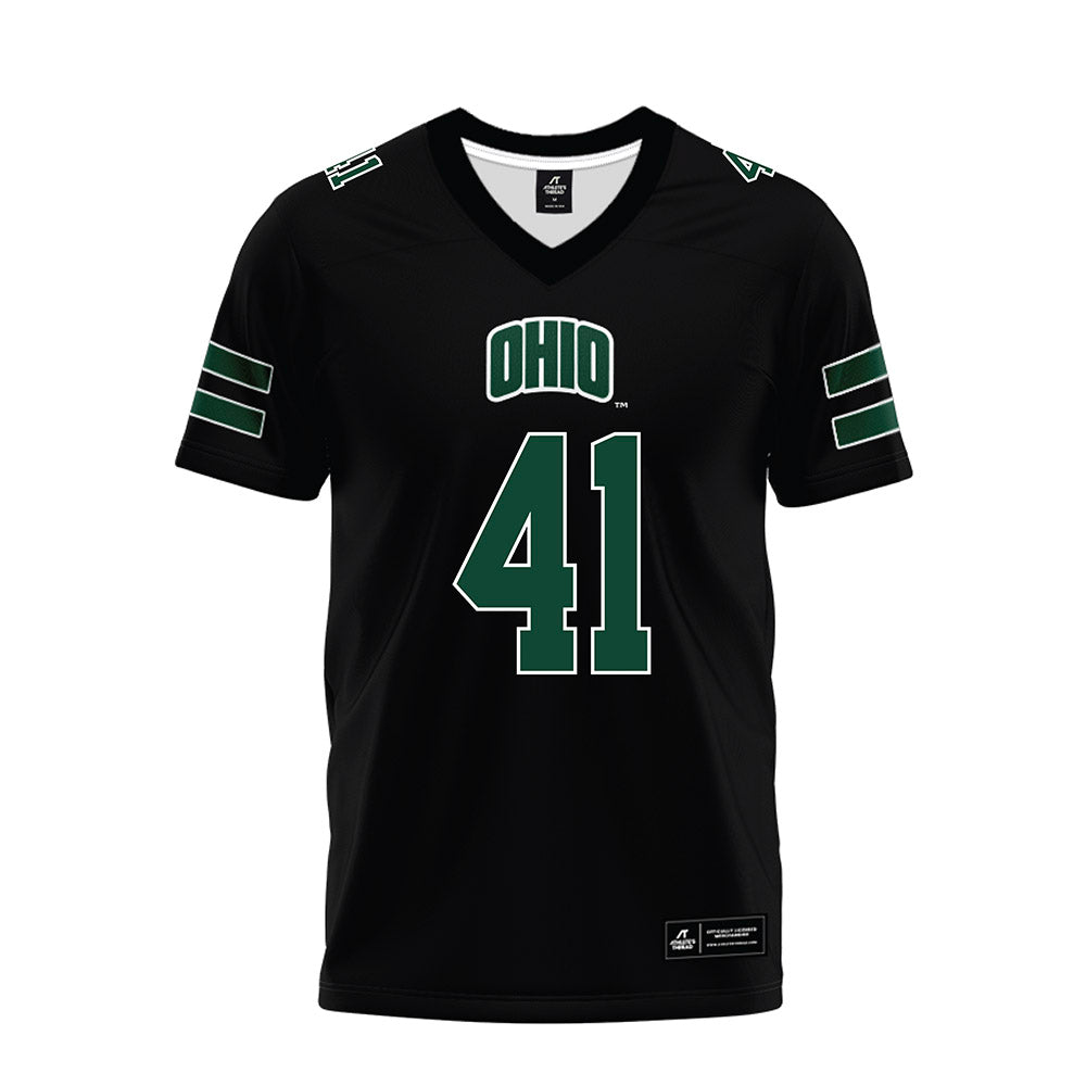 Ohio - NCAA Football : Devon Hunter - Black Premium Football Jersey