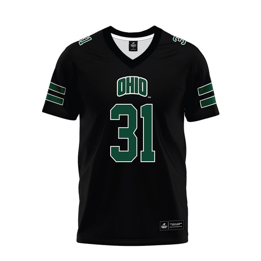 Ohio - NCAA Football : Andrew Marshall - Black Premium Football Jersey