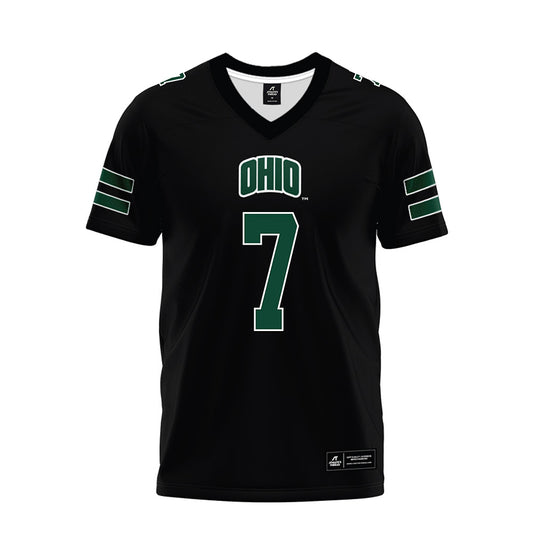 Ohio - NCAA Football : Tank Pearson - Black Premium Football Jersey-0