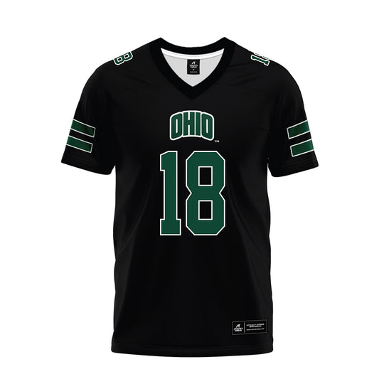 Ohio - NCAA Football : Miles Cremascoli - Black Premium Football Jersey