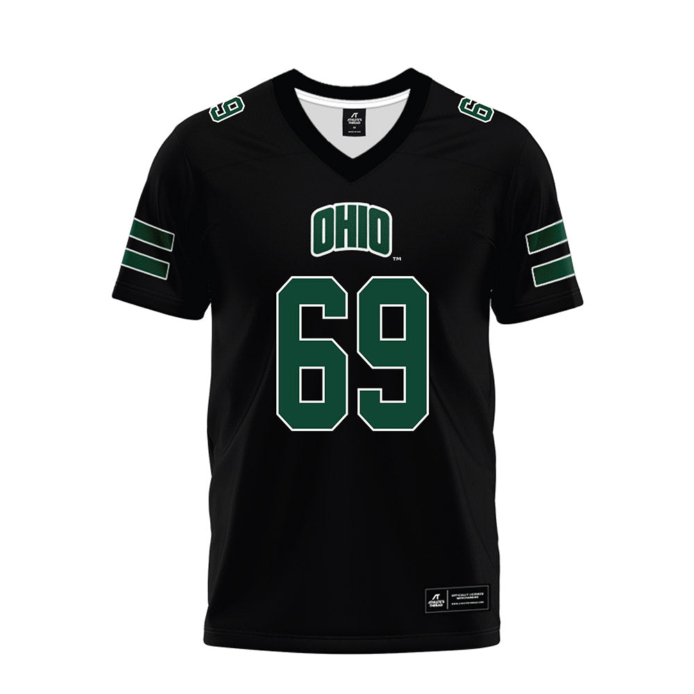 Ohio - NCAA Football : Parker Titsworth - Black Premium Football Jersey