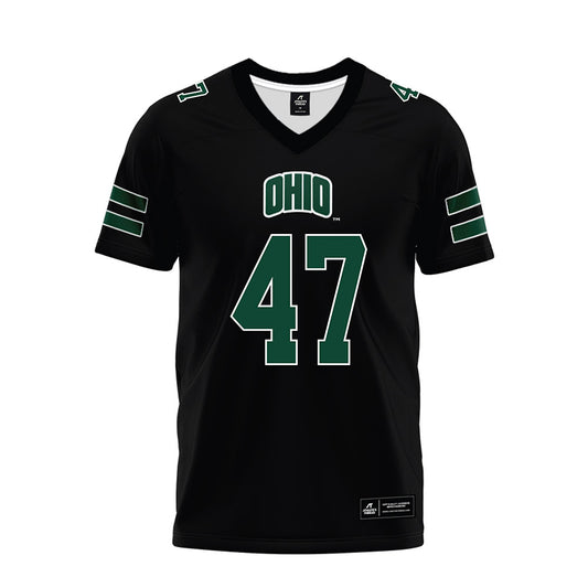 Ohio - NCAA Football : Alex Kasee - Black Premium Football Jersey