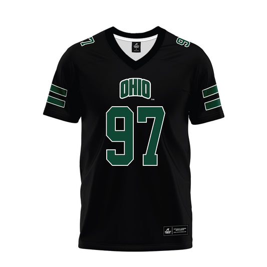 Ohio - NCAA Football : Austin Mitchell - Black Premium Football Jersey