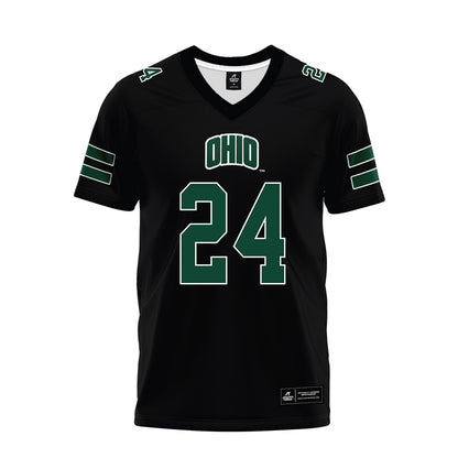 Ohio - NCAA Football : Irving Brown - Black Premium Football Jersey-0