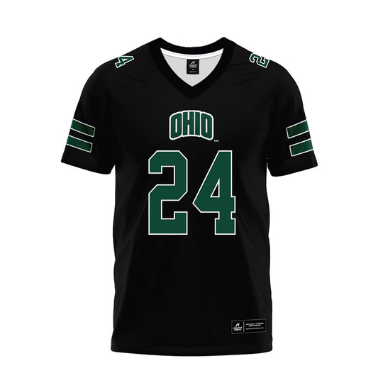 Ohio - NCAA Football : Irving Brown - Black Premium Football Jersey-0