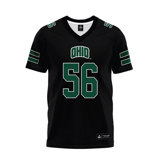 Ohio - NCAA Football : Benjamin Maldonado - Black Premium Football Jersey-0