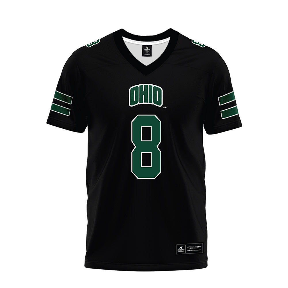 Ohio - NCAA Football : Ben McNaboe - Black Premium Football Jersey