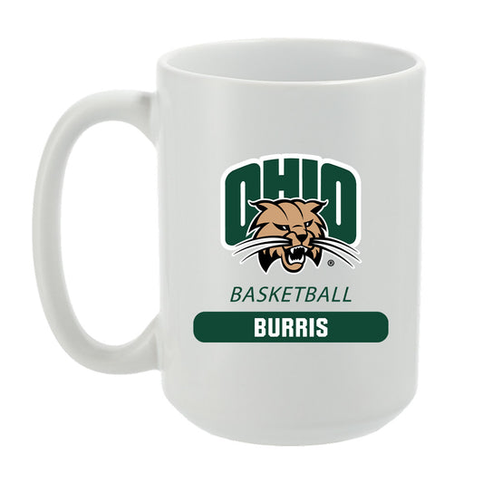 Ohio - NCAA Men's Basketball : Jesse Burris - Coffee Mug