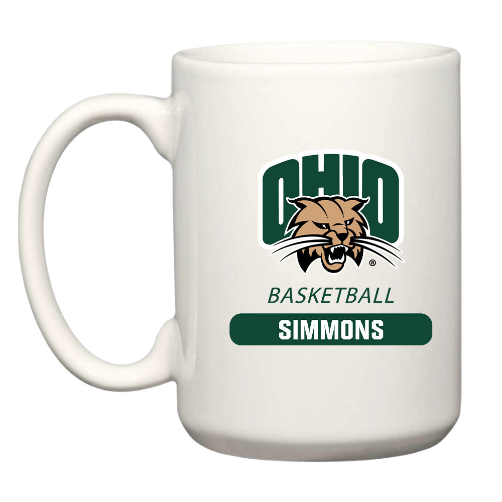 Ohio - NCAA Men's Basketball : Javan Simmons - Coffee Mug-0