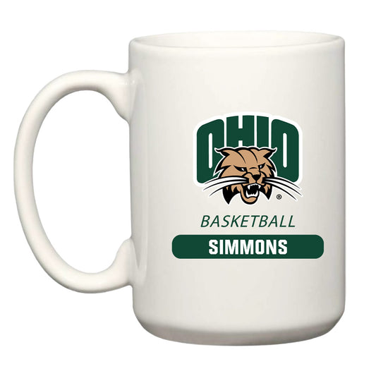 Ohio - NCAA Men's Basketball : Javan Simmons - Coffee Mug-0