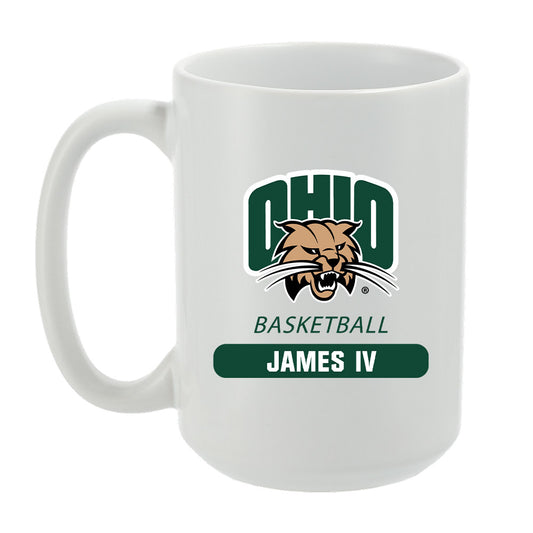 Ohio - NCAA Men's Basketball : Elmore James IV - Coffee Mug