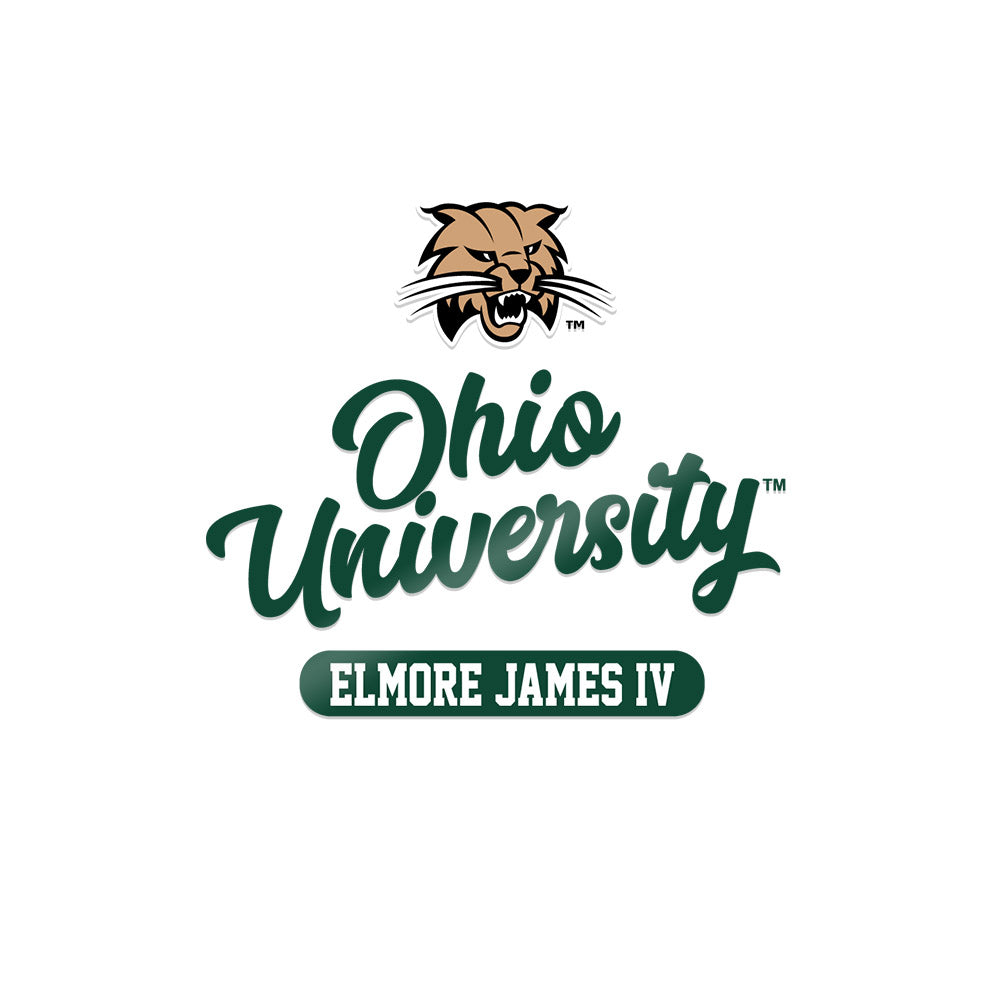 Ohio - NCAA Men's Basketball : Elmore James IV - Sticker