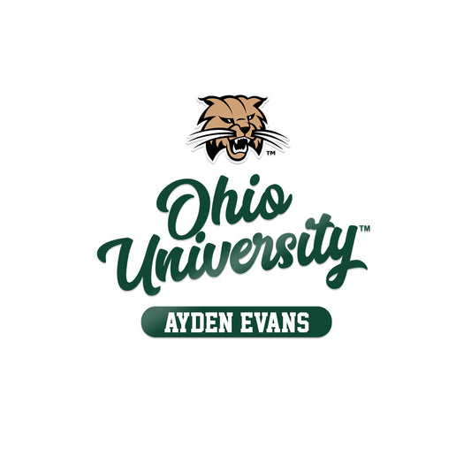 Ohio - NCAA Men's Basketball : Ayden Evans - Sticker