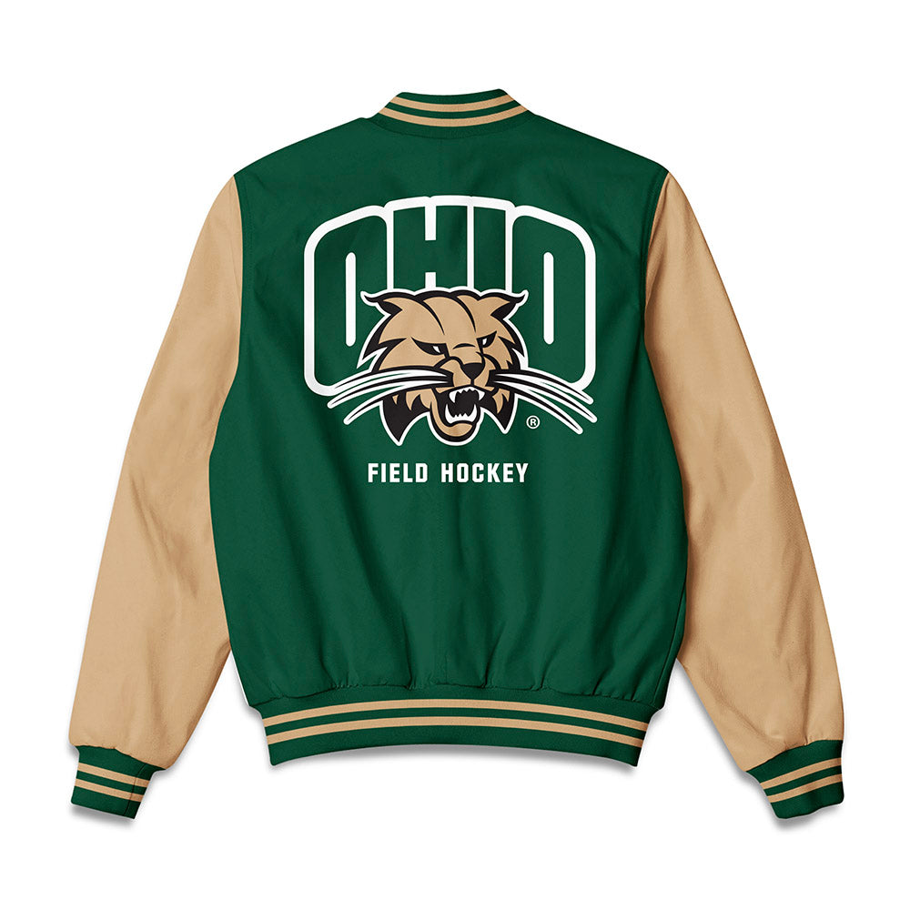 Ohio - NCAA Women's Field Hockey : Gwendolyn Hershberger - Green Bomber Jacket