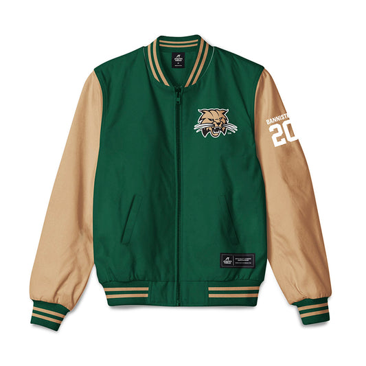 Ohio - NCAA Football : Kendall Bannister - Green Bomber Jacket