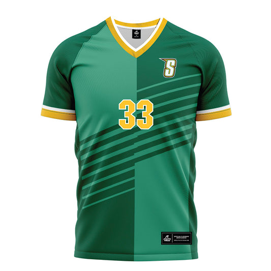 Siena - NCAA Men's Soccer : Nicky Rana - Green Soccer Jersey-0