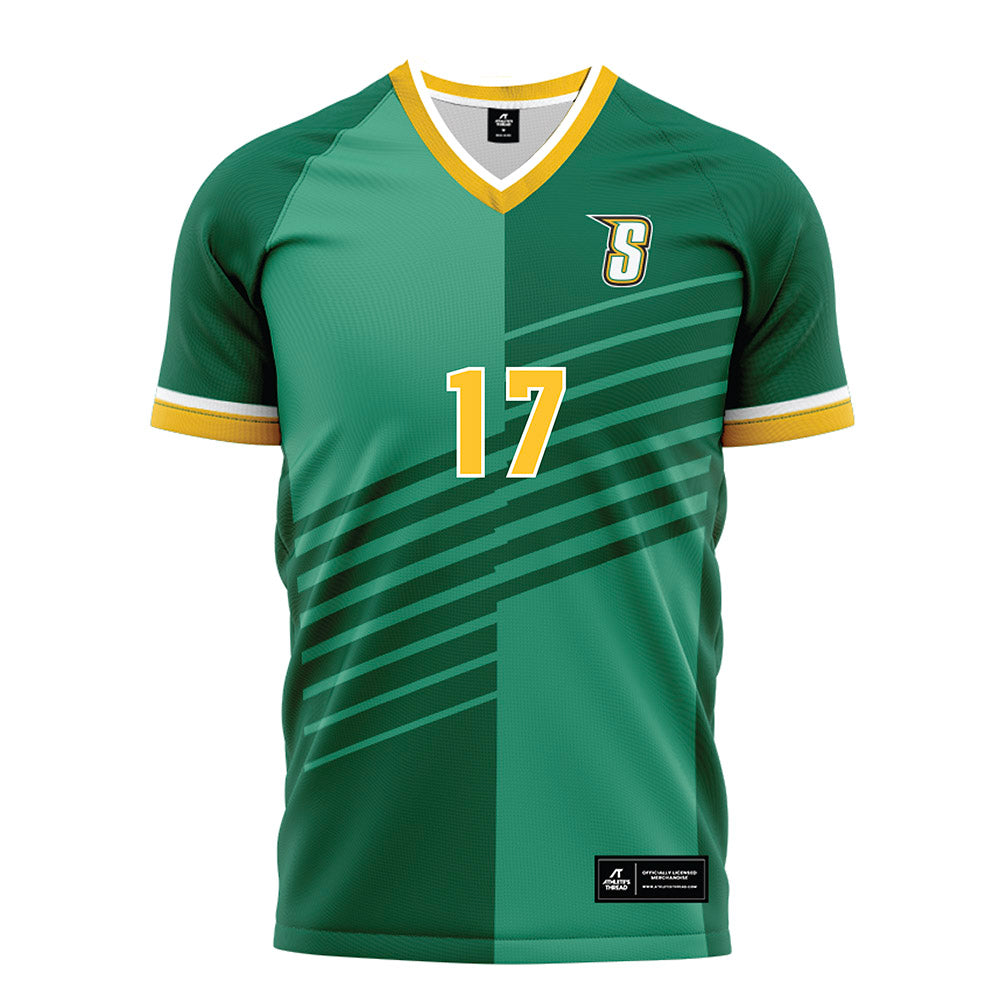 Siena - NCAA Men's Soccer : Ben Biton - Green Soccer Jersey-0