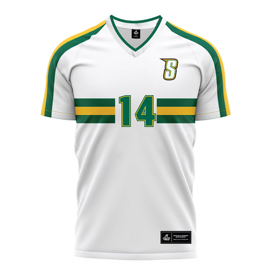 Siena - NCAA Men's Soccer : Nico Acocella - White Soccer Jersey-0