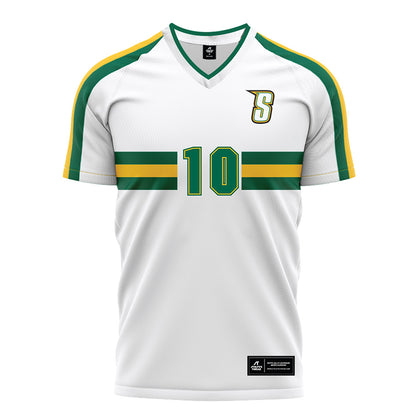 Siena - NCAA Men's Soccer : Mario Navarro Perez - White Soccer Jersey-0