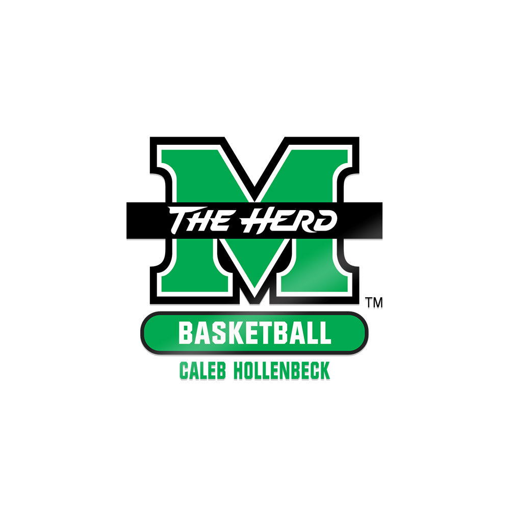Marshall - NCAA Men's Basketball : Caleb Hollenbeck - Sticker-0