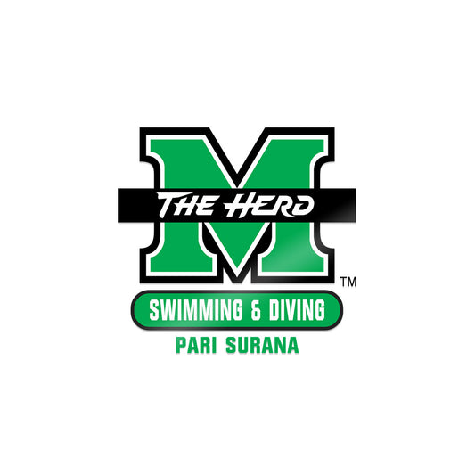 Marshall - NCAA Women's Swimming & Diving : Pari Surana - Sticker-0