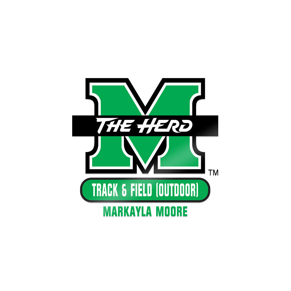 Marshall - NCAA Women's Track & Field : Markayla Moore - Sticker-0