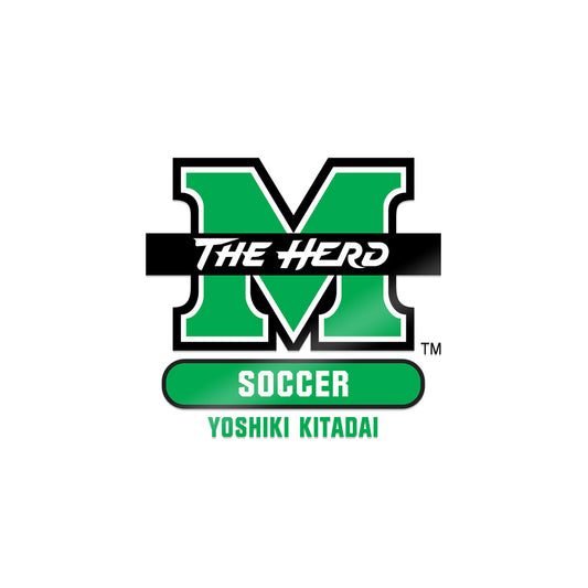 Marshall - NCAA Women's Soccer : Yoshiki Kitadai - Sticker-0