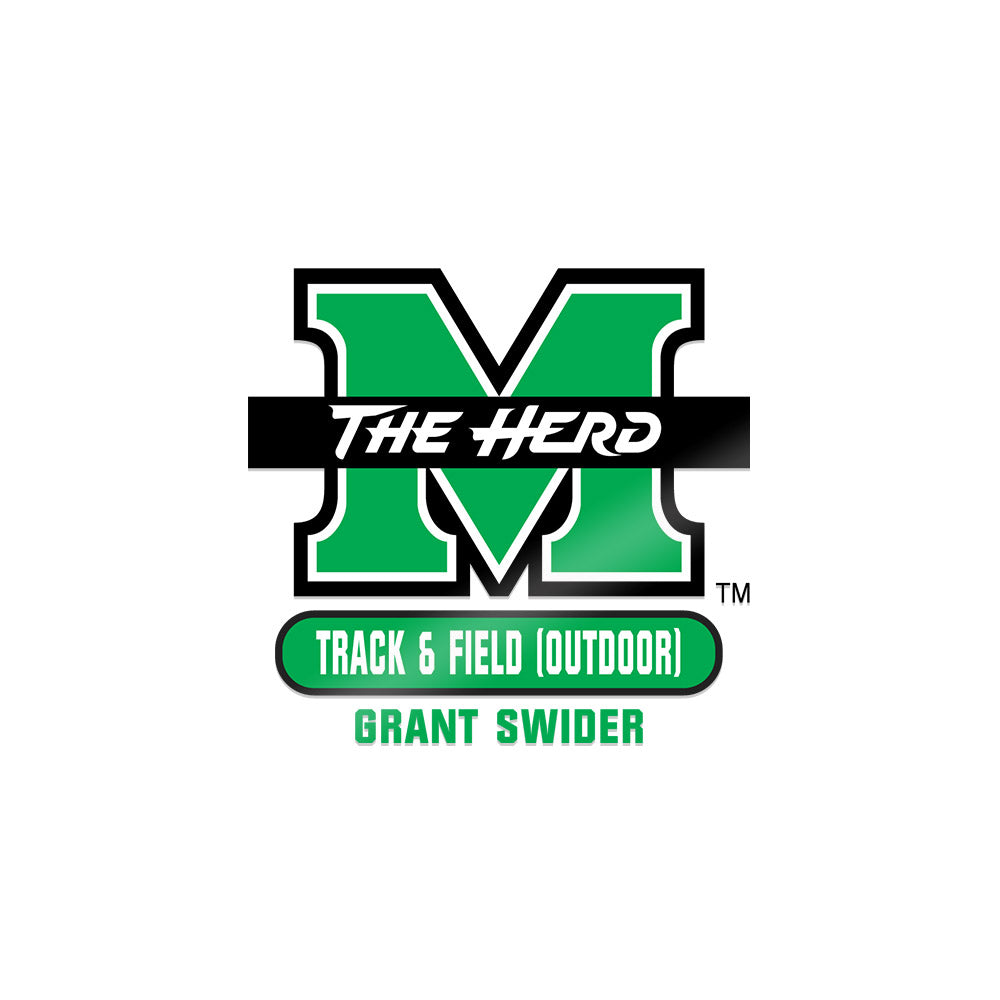 Marshall - NCAA Men's Track & Field : Grant Swider - Sticker-0