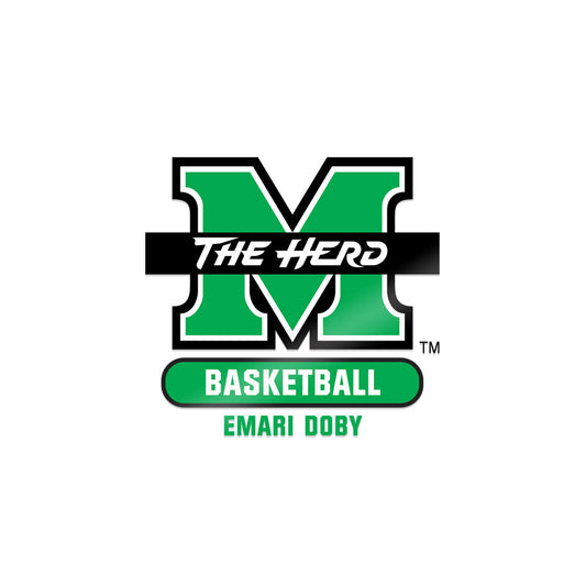 Marshall - NCAA Women's Basketball : Emari Doby - Sticker-0