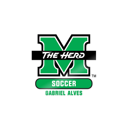 Marshall - NCAA Men's Soccer : Gabriel Alves - Sticker-0