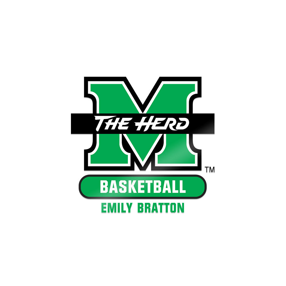 Marshall - NCAA Women's Basketball : Emily Bratton - Sticker-0