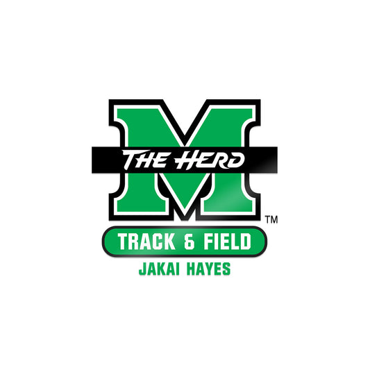 Marshall - NCAA Men's Track & Field : JaKai Hayes - Sticker-0